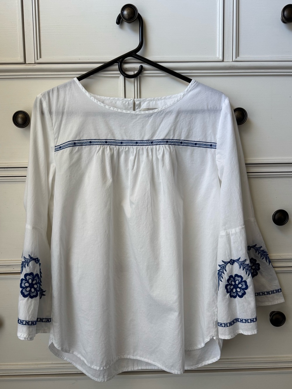 LOFT Outlet Embroidered Top